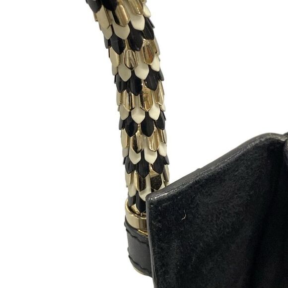 Bvlgari Tote Bag Serpenti Scalier Black X Light Brown X Multi Mini Bag Leopard - Picture 14 of 16